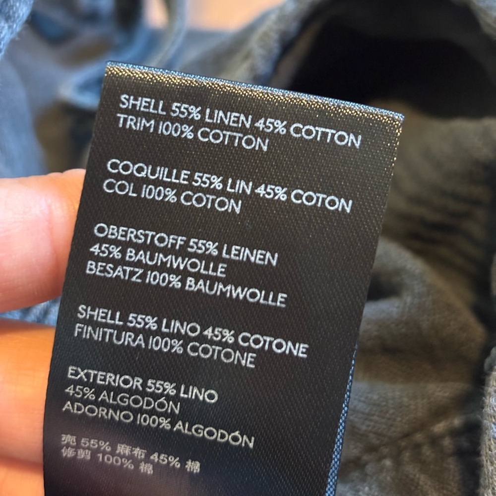 Free People Natural Sights Overall Shorts Size XS Linen Cotton Blend | summer - Picture 5 of 7